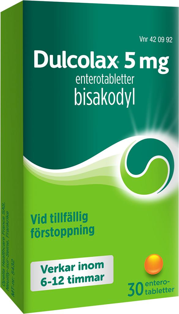 Bild på Dulcolax, enterotablett 5 mg, 30 st