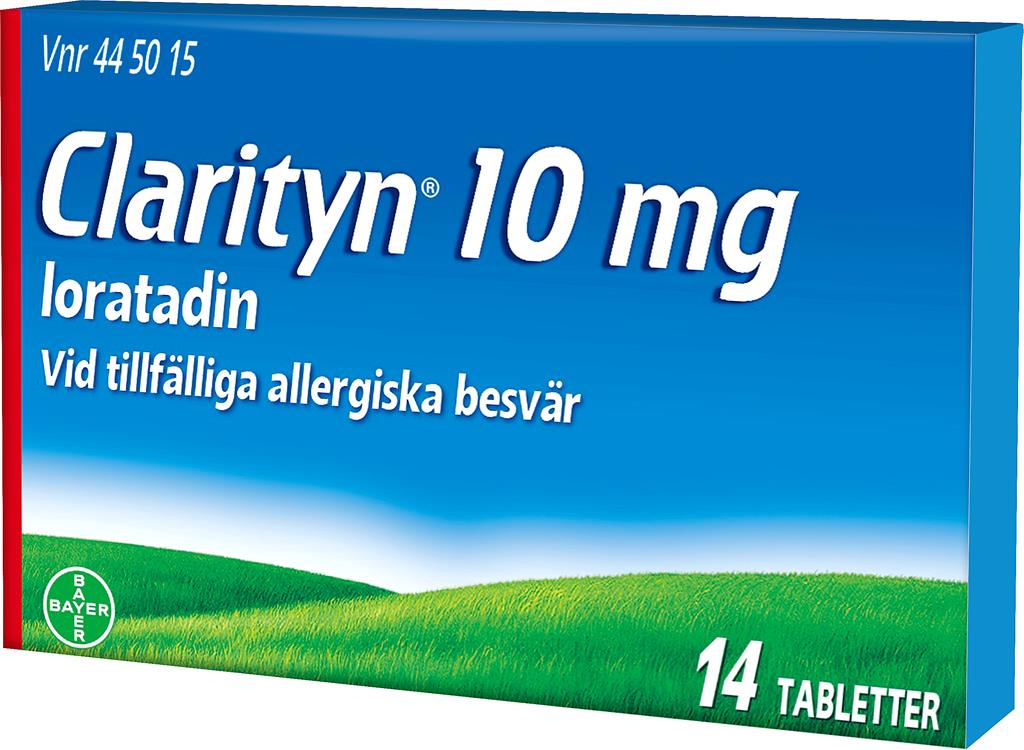 Bild på Clarityn, tablett 10 mg Bayer AB, 14 st