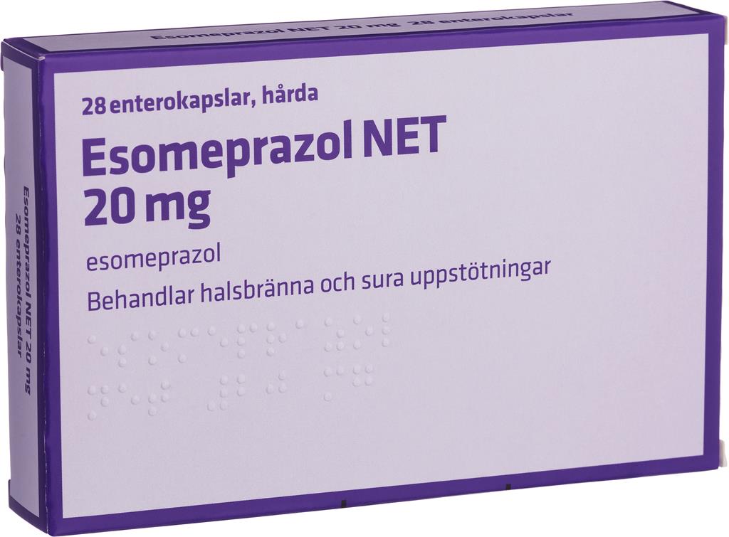 Bild på Esomeprazol NET, enterokapsel, hård 20 mg, 28 st