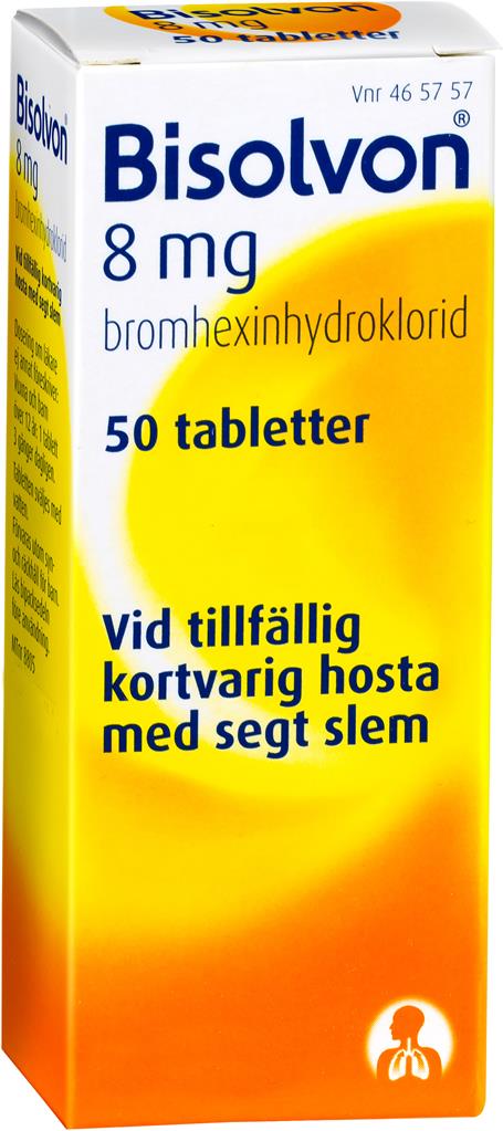 Bild på Bisolvon, tablett 8 mg, 50 st