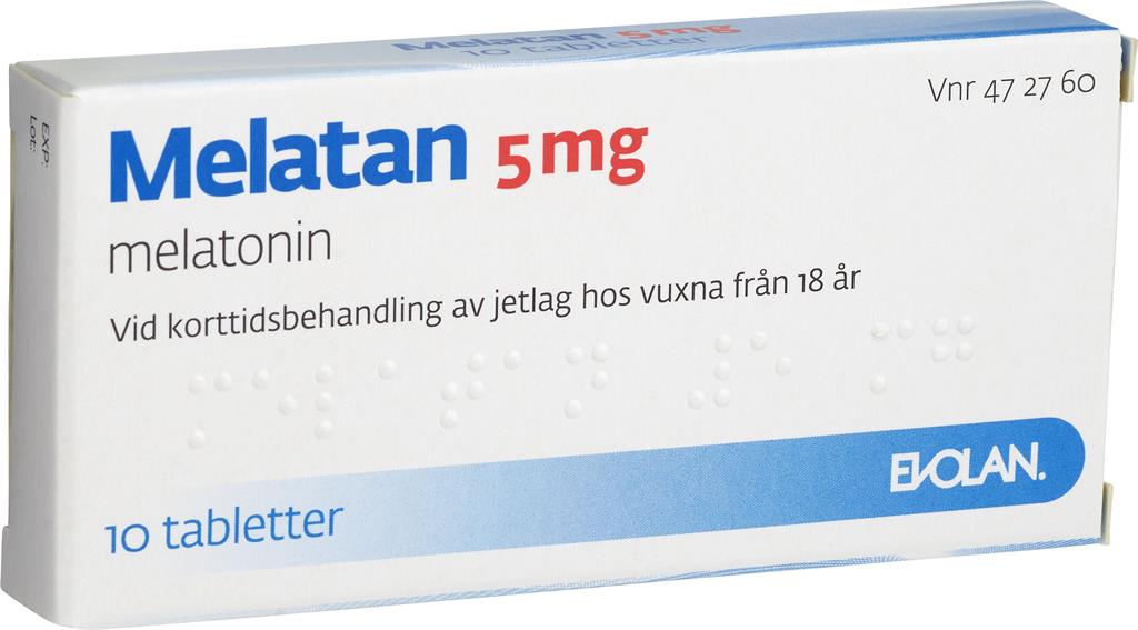 Bild på Melatan, tablett 5 mg Evolan Pharma AB, 10 st