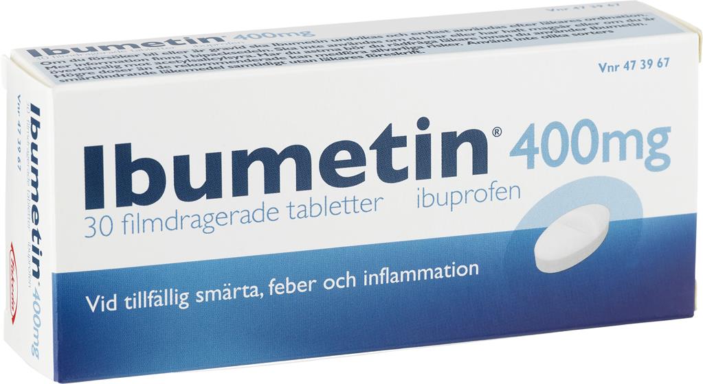 Bild på Ibumetin, tablett 400 mg, 30 st