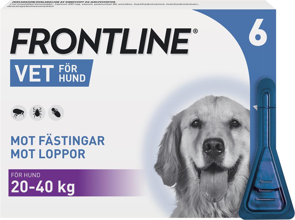 Bild på Frontline vet., spot-on, lösning 100 mg/ml Boehringer Ingelheim Animal Health, 6 X 2,68 ml