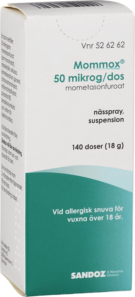 Bild på Mommox, nässpray, suspension 50 mikrogram/dos, 140 doser