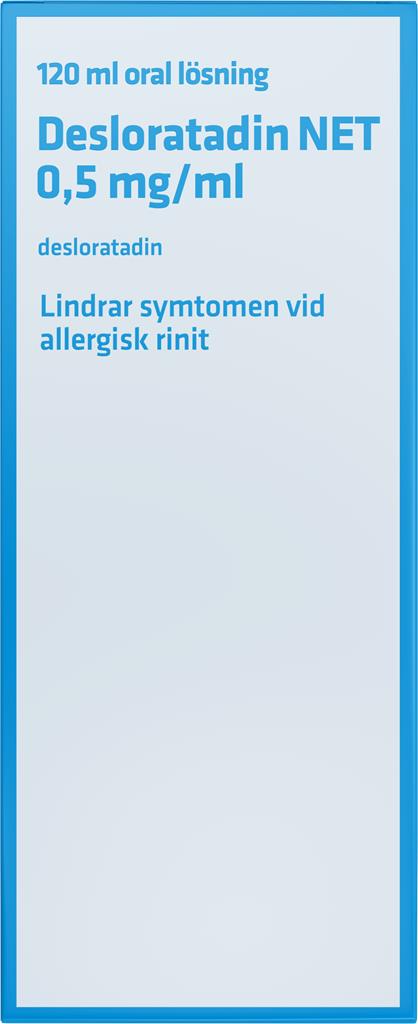 Bild på Desloratadin NET, oral lösning 0,5 mg/ml, 120 ml