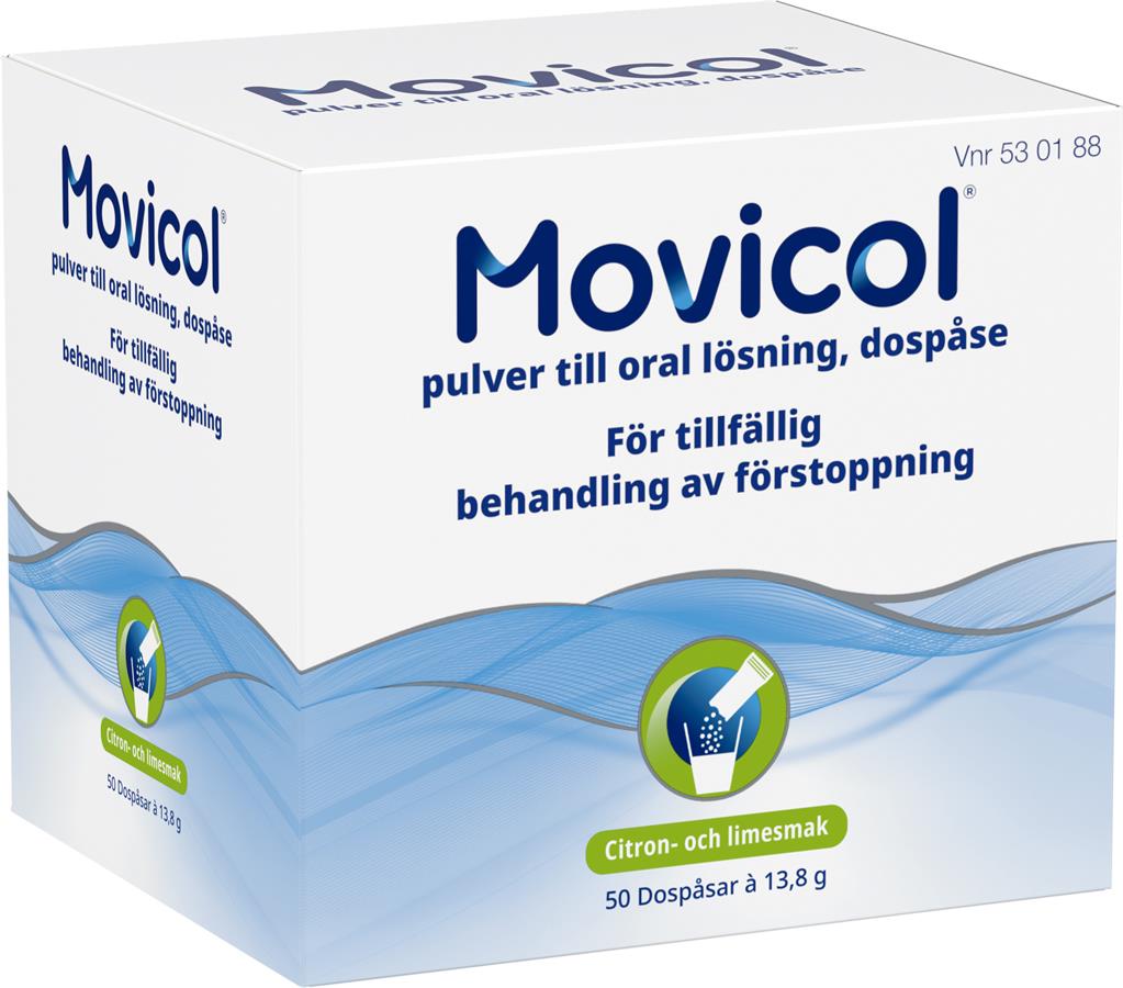 Bild på Movicol, pulver till oral lösning i dospåse Norgine Healthcare B.V., 50 st