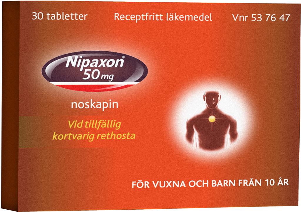 Bild på Nipaxon, tablett 50 mg, 30 st