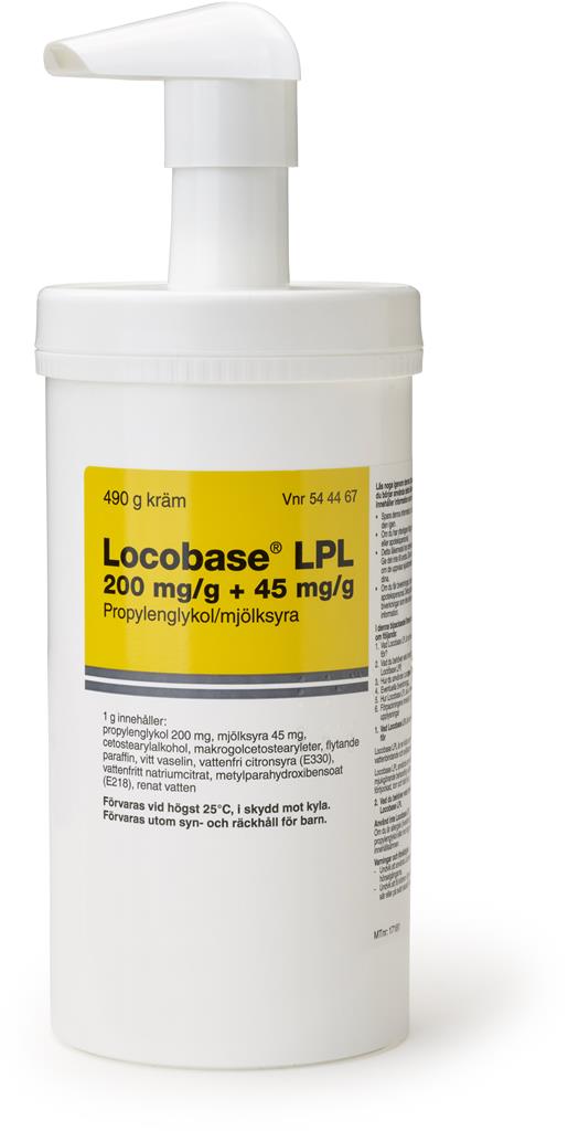 Bild på Locobase LPL, kräm 200 mg/g+45 mg/g, 490 g