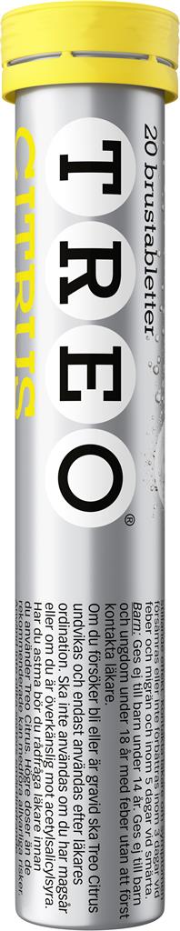 Bild på Treo citrus, brustablett 500 mg/50 mg, 20 st