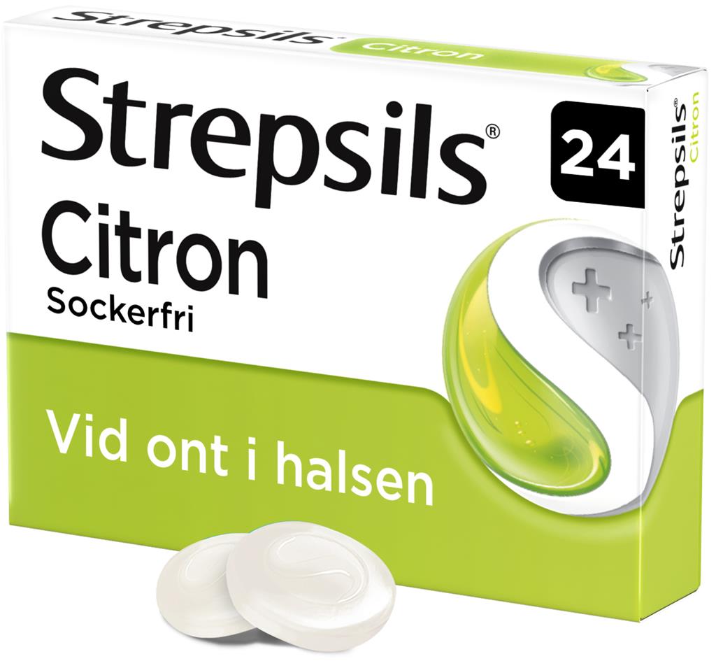 Bild på Strepsils Citron, sugtablett, 1 X 24 st