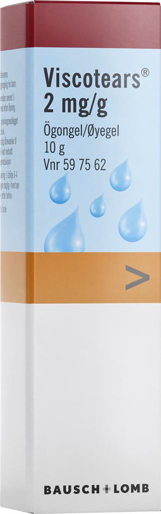 Bild på Viscotears, ögongel 2 mg/g, 10 g