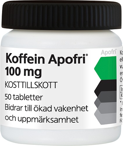 Bild på Koffein Apofri 100 mg, 50 st