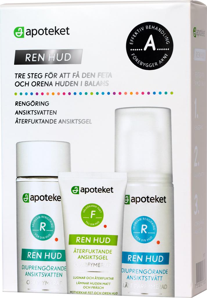 Bild på Apoteket Ren Hud Startkit 1-2-3, 3 st