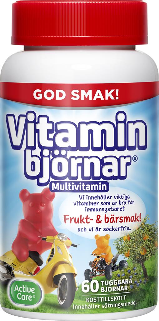 Bild på Active Care Vitaminbjörnar, 60 st