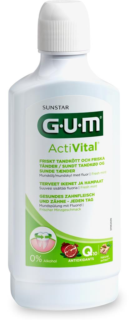 Bild på GUM Activital Munskölj, 500 ml