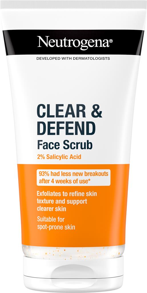 Bild på Neutrogena Clear & Defend Facial Scrub, 150 ml