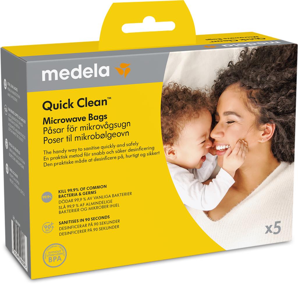 Bild på Medela Quick Clean rengöringspåse, 5 st