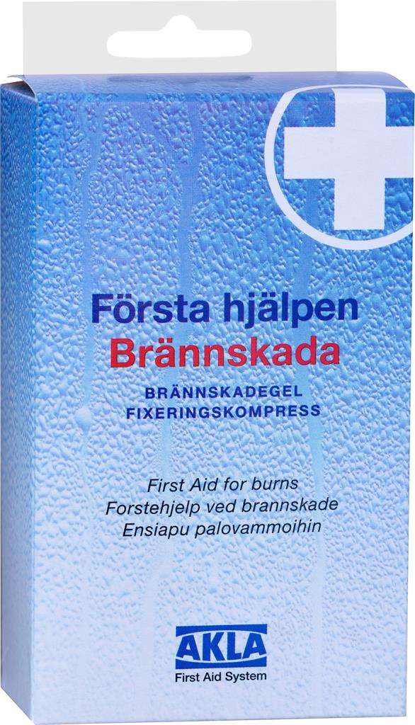 Bild på Akla Brännskadegel 59 ml med kompress , 1 st