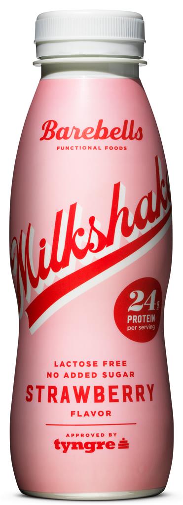 Bild på Barebells Strawberry milkshake, 330 ml