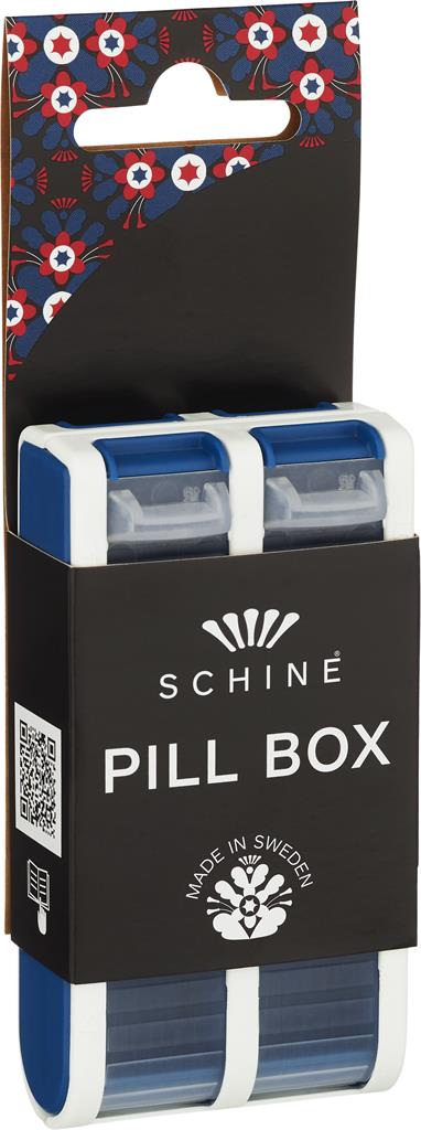 Bild på Schine Pill Box S, blå, 1 st