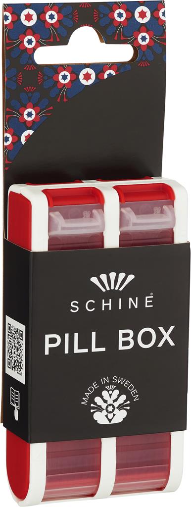 Bild på Schine Pill Box S, röd, 1 st