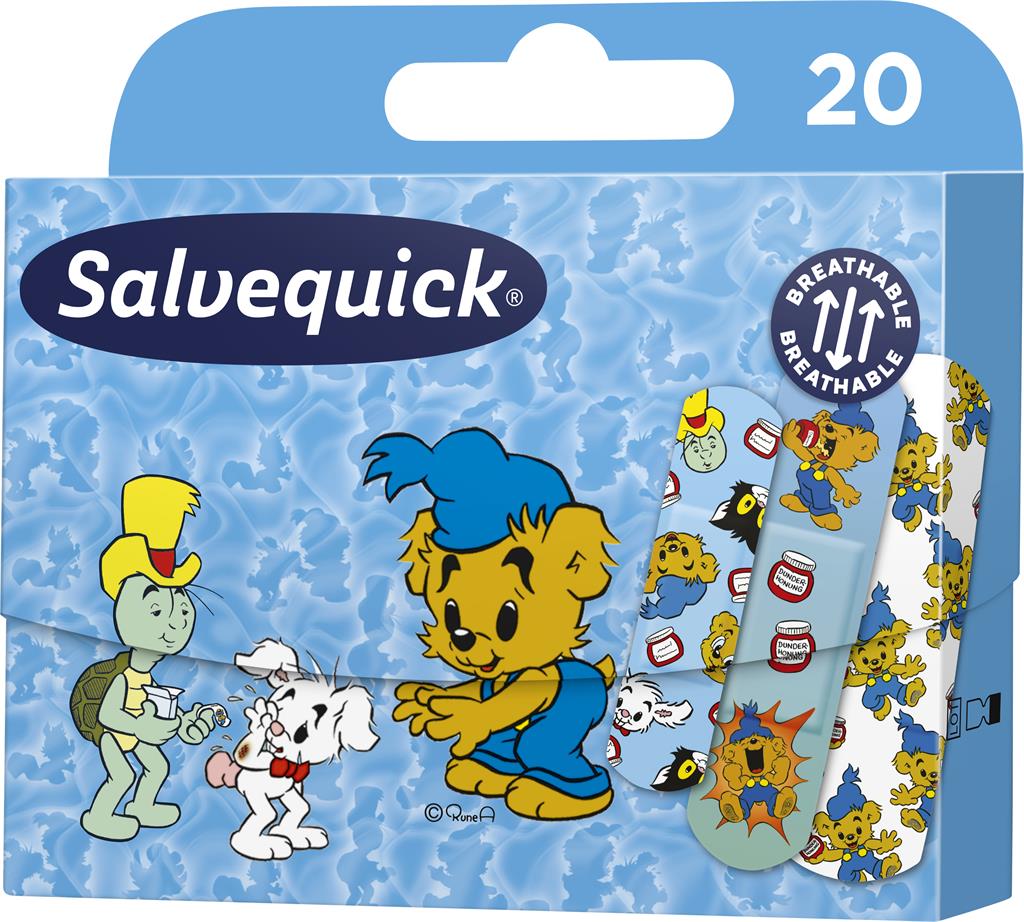 Bild på Salvequick Bamse barnplåster, 20 st
