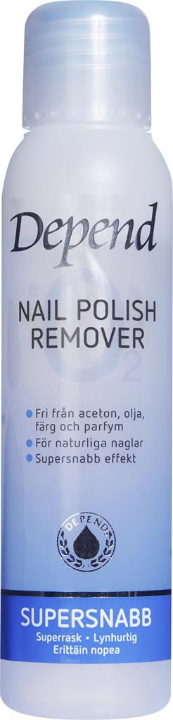 Bild på Depend O2 Nagellackremover Blå, 100 ml