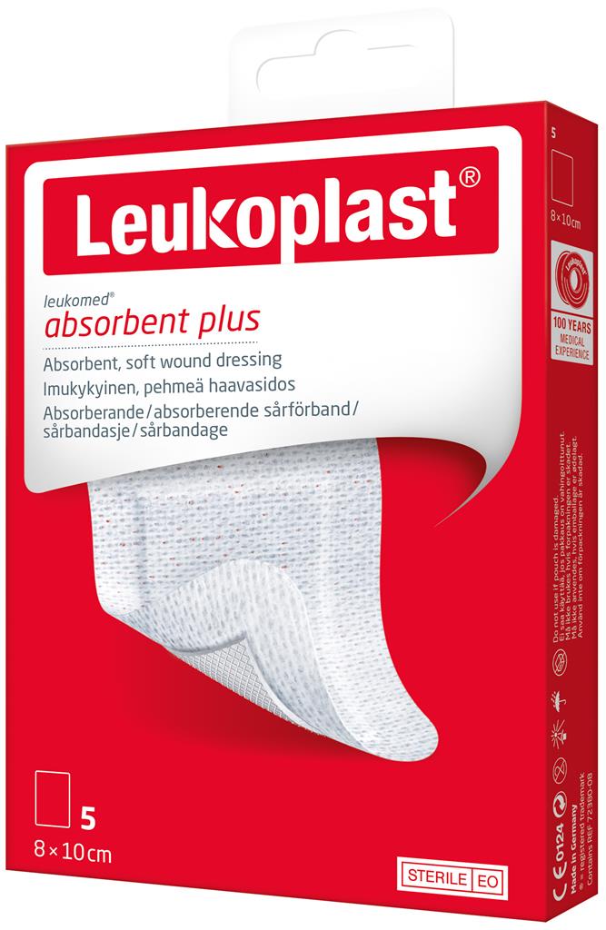 Bild på Leukoplast Leukomed Snabbförband 8 x 10 cm, 5 st