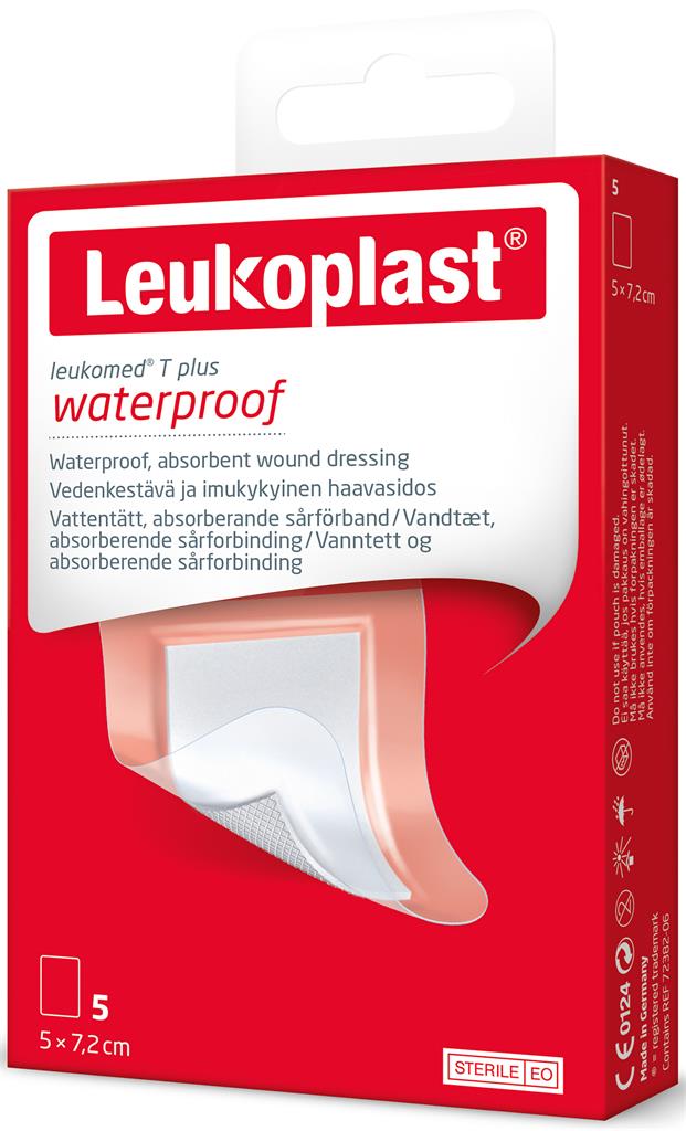 Bild på Leukoplast Leukomed T Plus Snabbförband 5 x 7,2 cm, 5 st