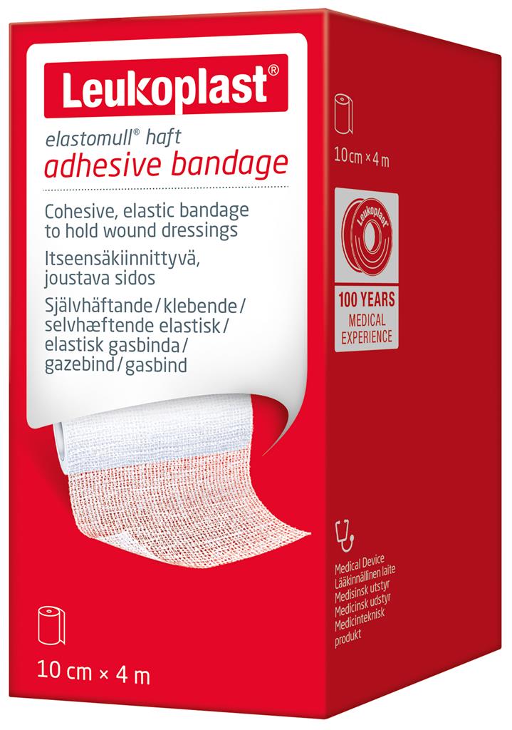 Bild på Leukoplast Elastomull haft 4 m x 10 cm, 1 st