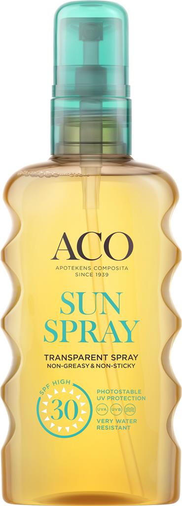 Bild på ACO Sun Transparent Spray SPF 30, 175 ml
