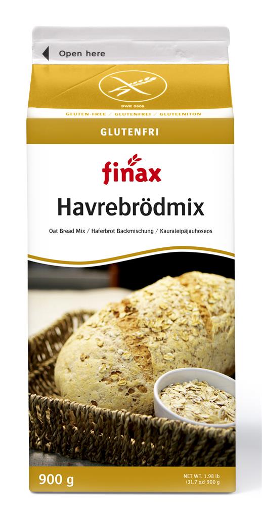 Bild på Finax, Glutenfri Havrebrödmix, 900 gram