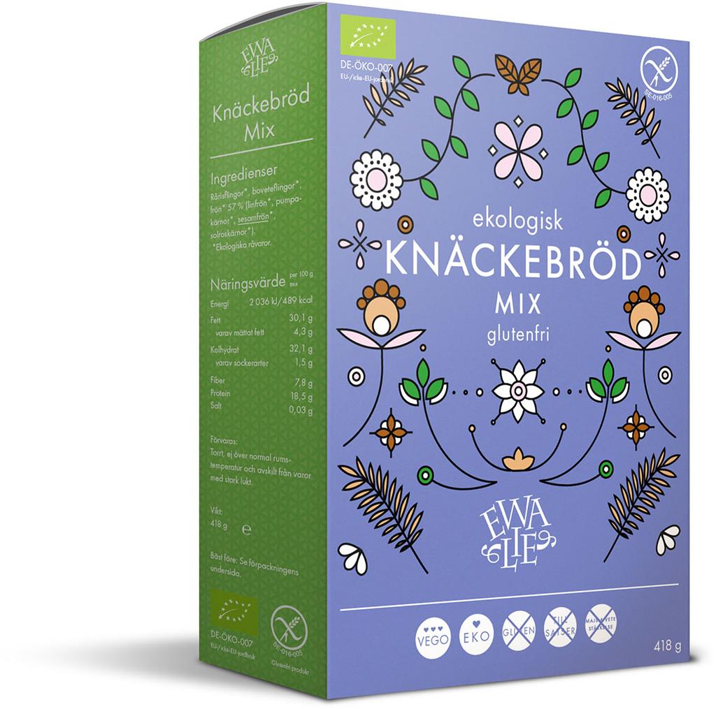 Bild på Glutenfri knäckemix, brödmix, 418 gram