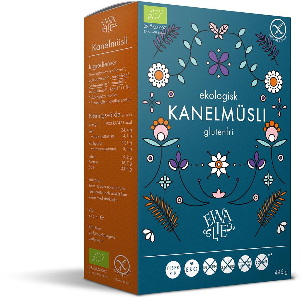 Bild på Glutenfri Müslimix, kanel, 445 gram