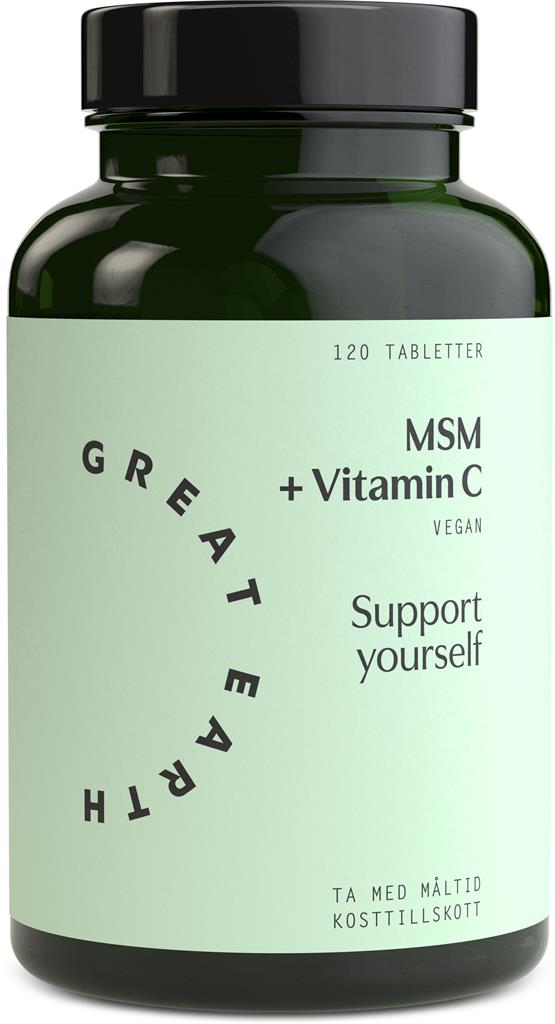 Bild på Great Earth MSM + Vitamin C, 120 st