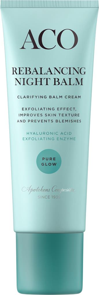 Bild på ACO Pure Glow Rebalancing Night Balm, 50 ml