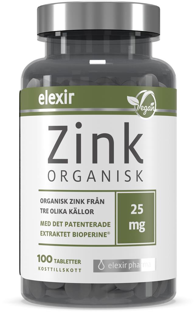 Bild på Elexir Zink 25 mg, 100 st