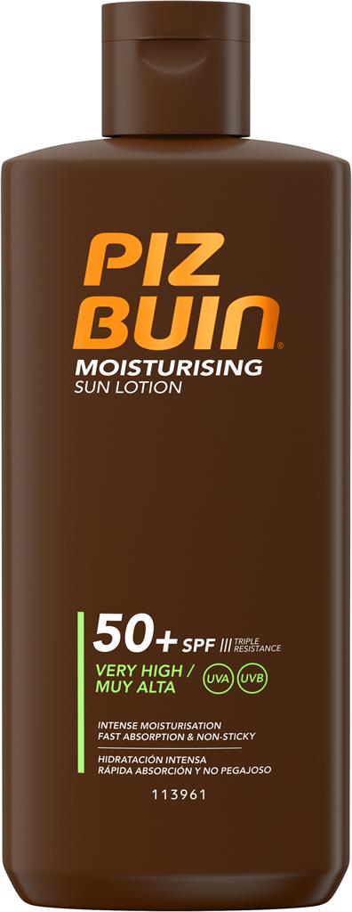 Bild på Piz Buin Moisturising Sun Lotion SPF 50, 200 ml