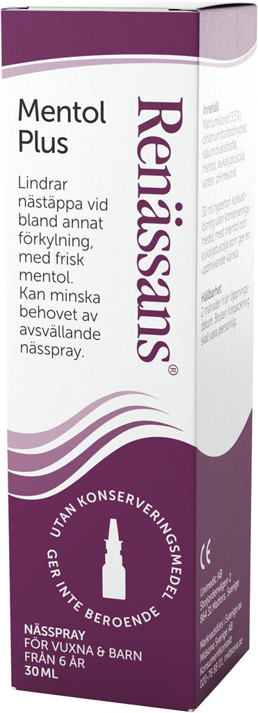 Bild på Renässans Mentol Plus, 30 ml