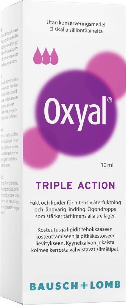 Bild på Oxyal Triple Action lipidögondroppar, 10 ml