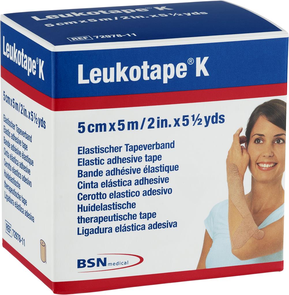 Bild på Leukotape K 5cm x 5m Beige, 1 st
