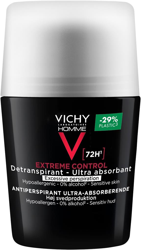 Bild på Vichy Homme Deo Roll-on 72h anti-trace, 50 ml