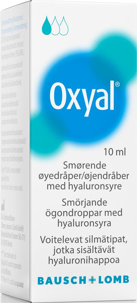 Bild på Oxyal Ögondroppar 10 ml, 10 ml