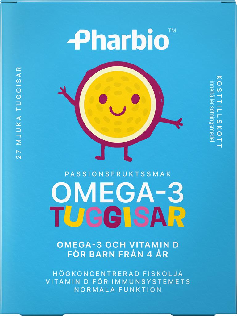 Bild på Pharbio Omega 3 Tuggisar, 27 st