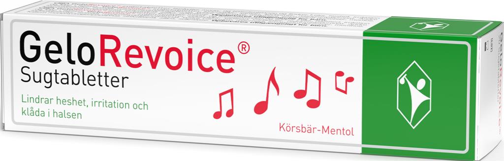 Bild på GeloRevoice  Sugtablett Körsbär, 20 st