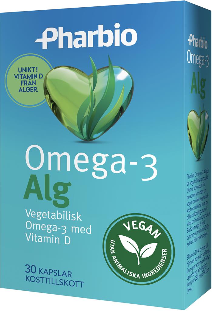 Bild på Pharbio Omega 3 Alg, 30 st