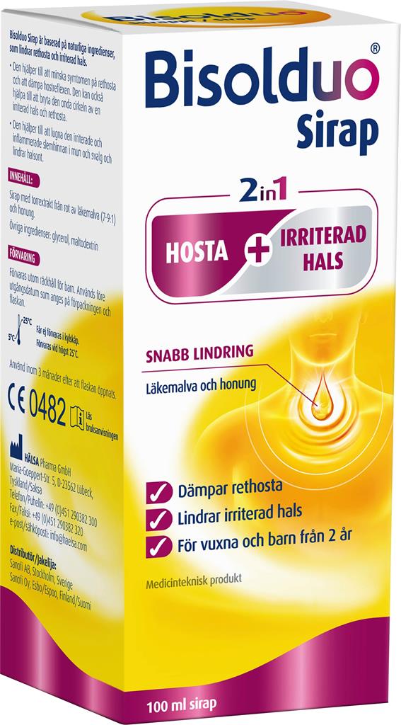 Bild på Bisolduo Sirap, 100 ml