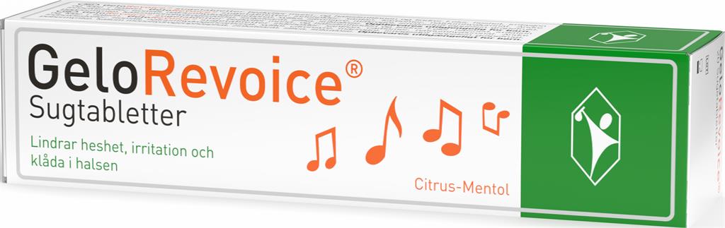 Bild på GeloRevoice Sugtablett Citrus, 20 st