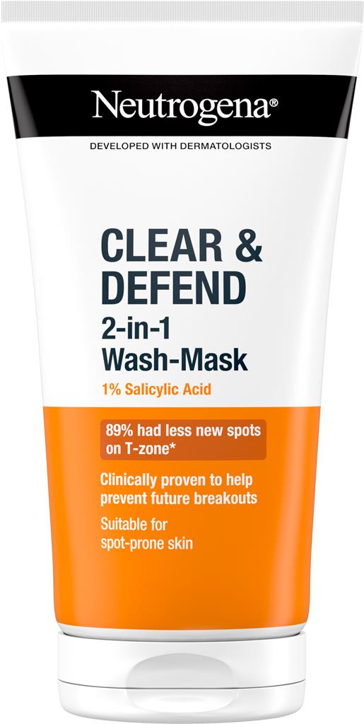 Bild på Neutrogena Clear & Defend Wash Mask, 150 ml