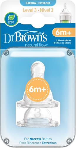 Dr.Browns Dinapp Narrow-neck stl 3, 2 st